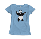 Banksy Pandamonium Armed Panda Artwork T-Shirt