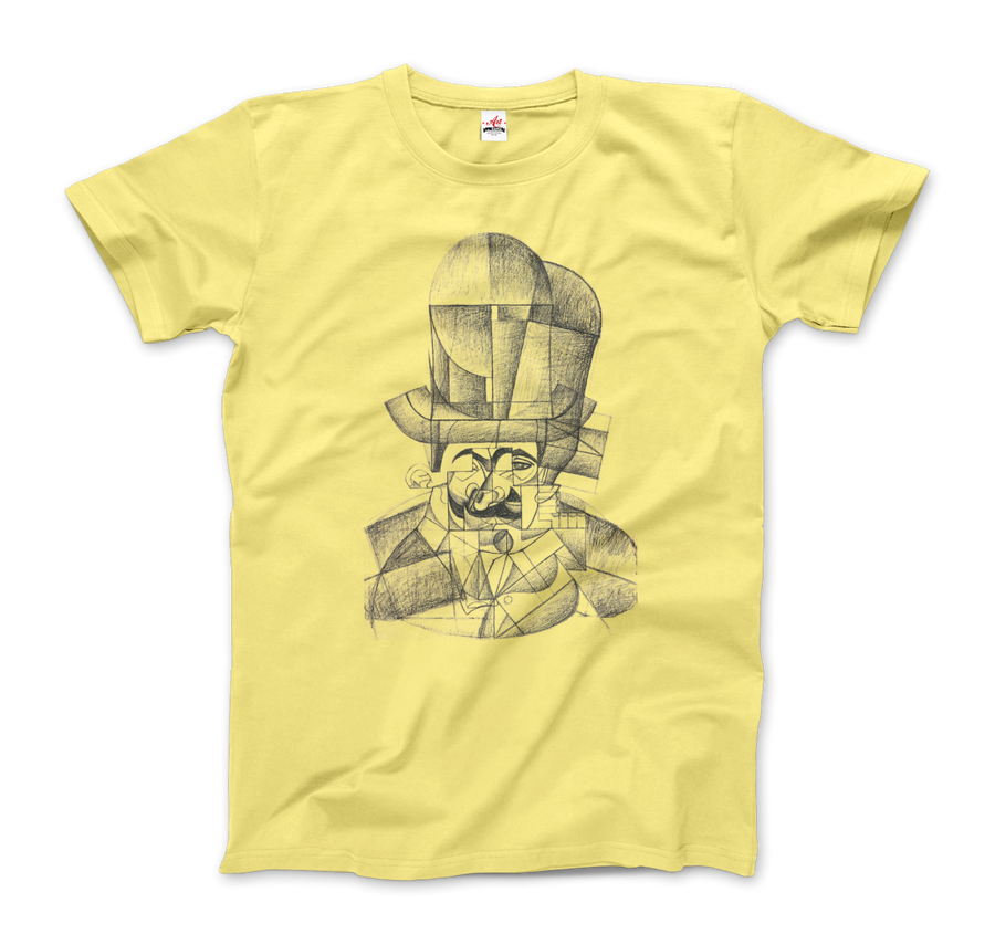 Men's or Women's Juan Gris Man With Opera Hat 1912 Artwork T-Shirt- Various Colors