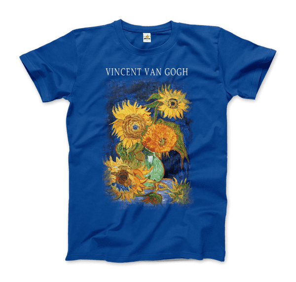 Van Gogh Five Sunflowers 1888, Artwork T-Shirt- 5 Colors