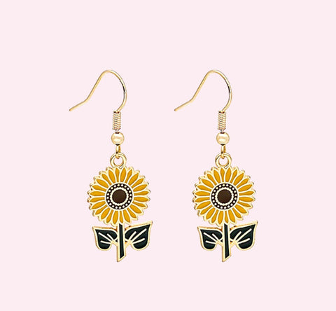 Sunflower Earrings