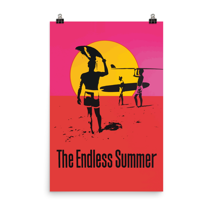 Endless Summer 1966 Surf Documentary Artwork Poster
