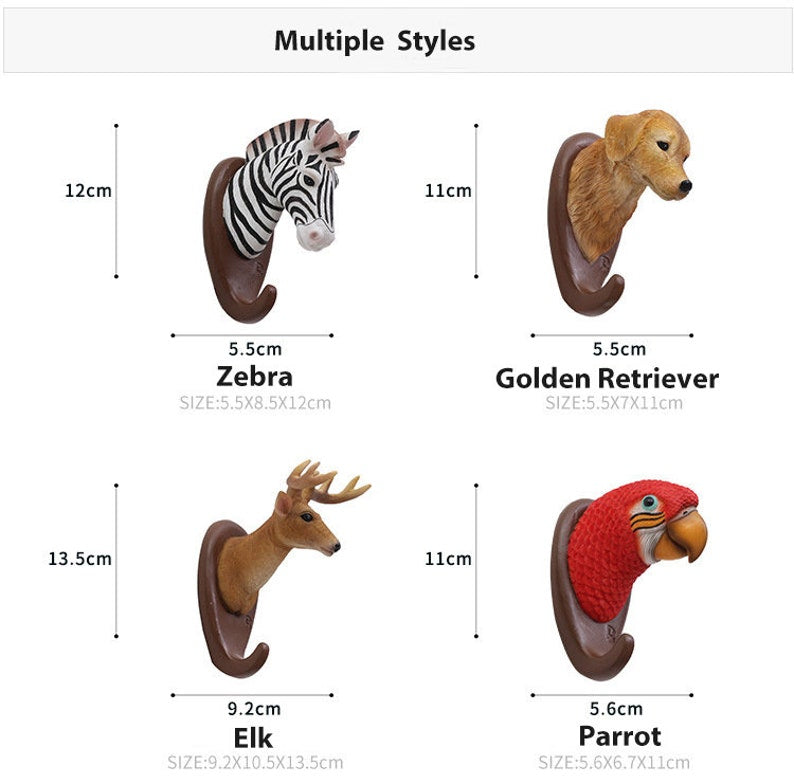Animal Wall Hook- Moose