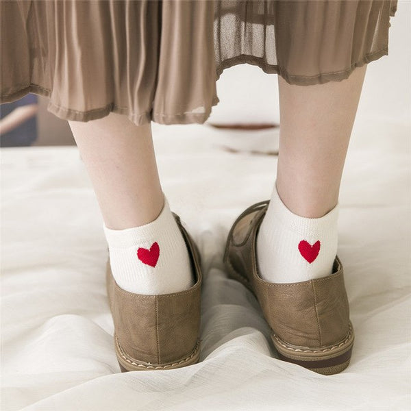 Heart Ankle Socks