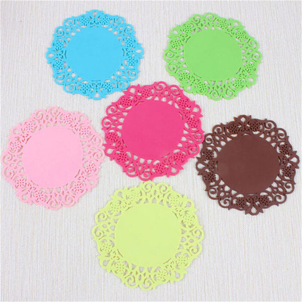 Colorful Silicone Lace Doilies