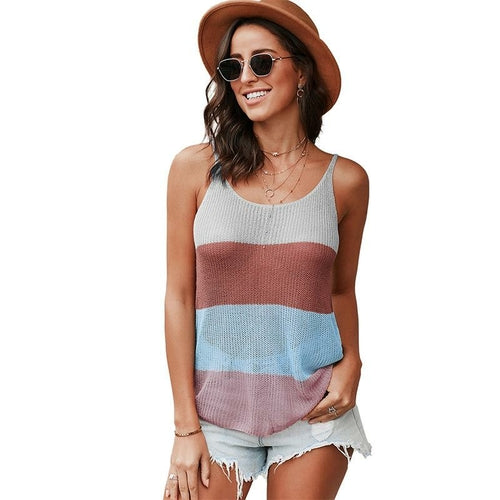 Loose Knitted Sleeveless Tank Top- 6 Colors