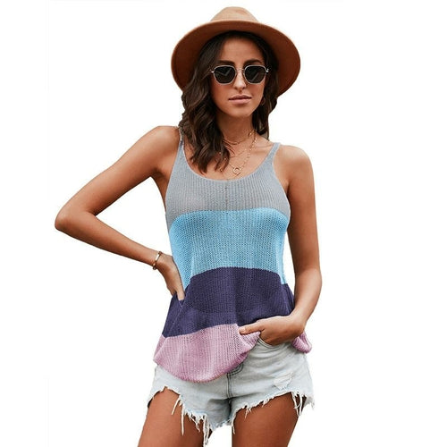 Loose Knitted Sleeveless Tank Top- 6 Colors
