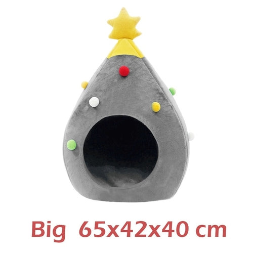 Christmas Tree Cat House