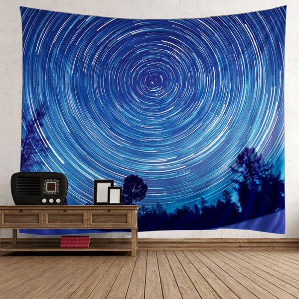 "The Zone" Star Vortex & Trees Tapestry