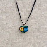 Ocosingo Floral Heart Embroidered Necklace- 2 Styles
