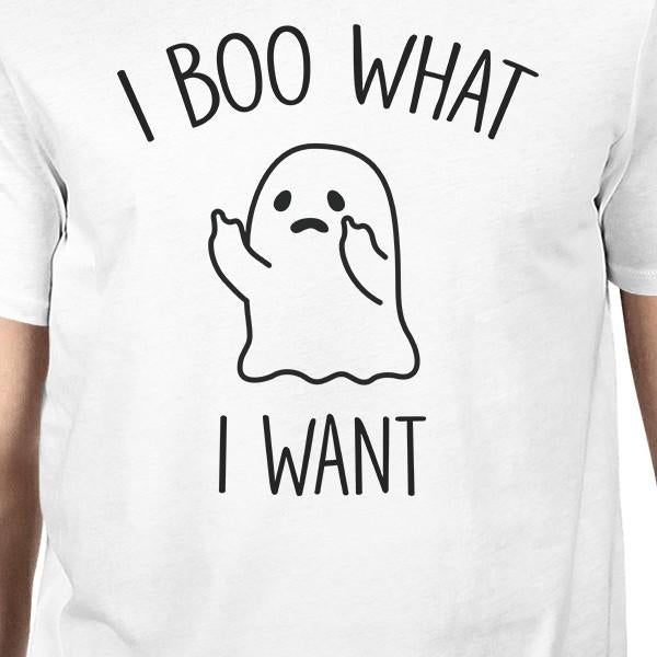 I Boo What I Want Ghost T-Shirt White