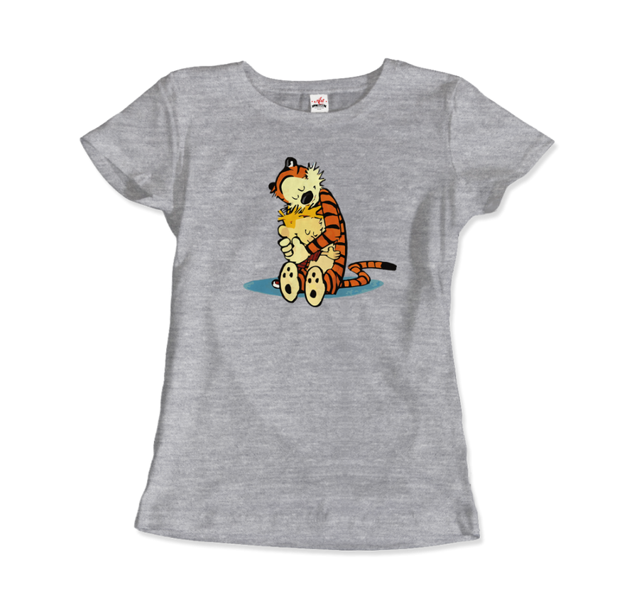 Men's or Women's Calvin and Hobbes Hugging T-Shirt- Various Colors