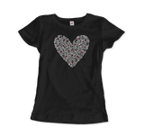 Women's Plus Size Heart of Men - Icon Series Street Art T-Shirt- 2 Colors