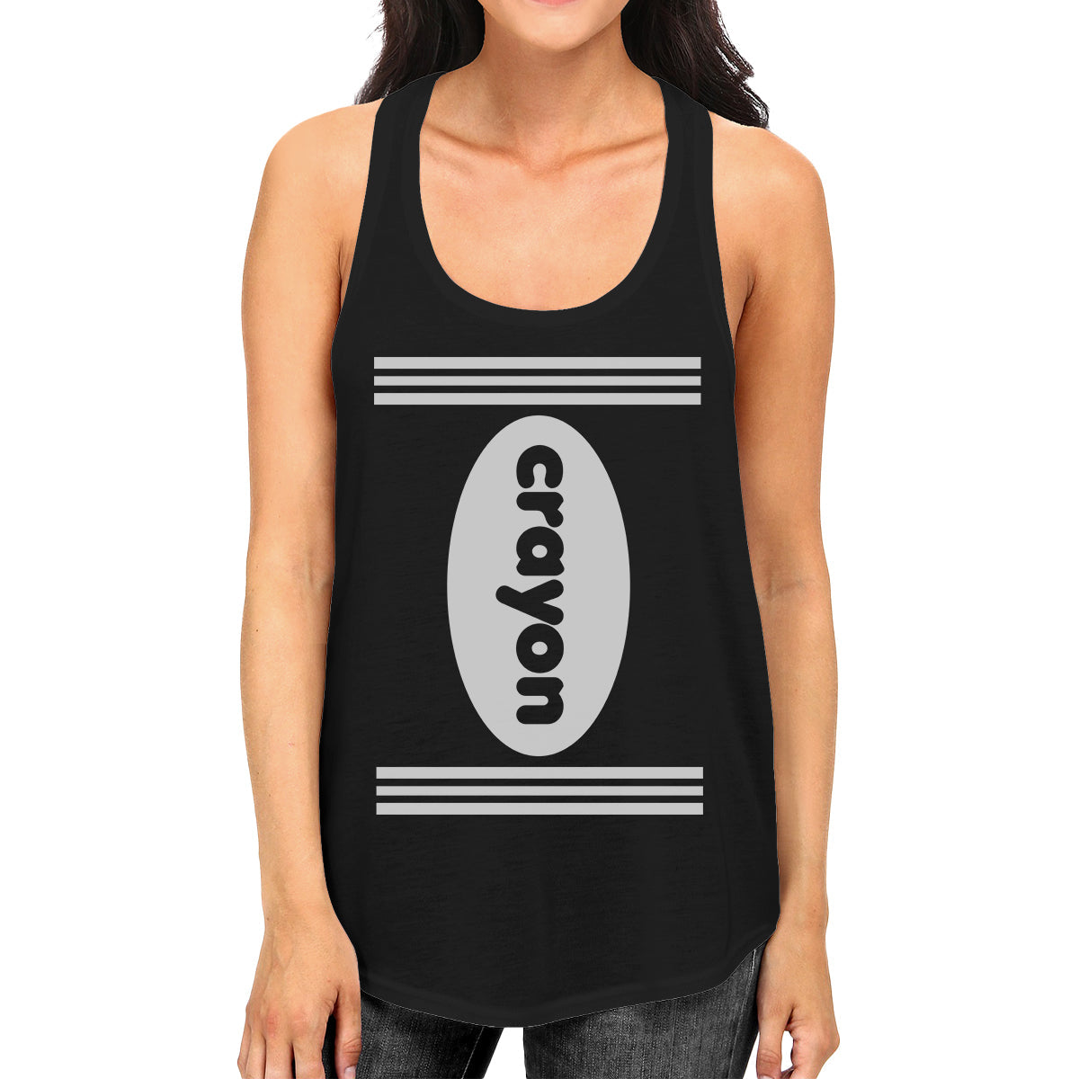 Crayon Women's Tank Top- Black