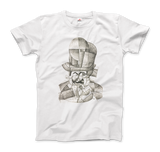 Men's or Women's Juan Gris Man With Opera Hat 1912 Artwork T-Shirt- Various Colors