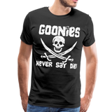 Men's & Women's The Goonies Never Say Die Distressed Design T-Shirt- 6 Colors