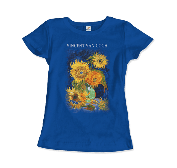 Van Gogh Five Sunflowers 1888, Artwork T-Shirt- 5 Colors