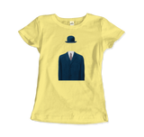 Men's or Women's Rene Magritte Man in a Bowler Hat, 1964 Artwork T-Shirt- Various Colors