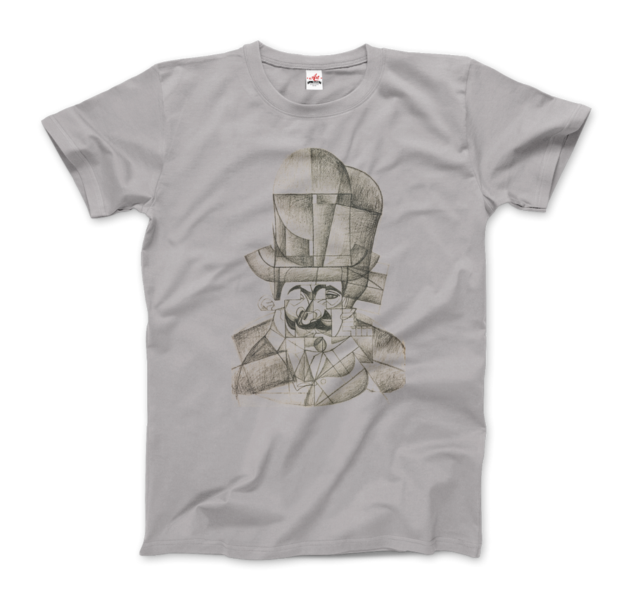 Men's or Women's Juan Gris Man With Opera Hat 1912 Artwork T-Shirt- Various Colors