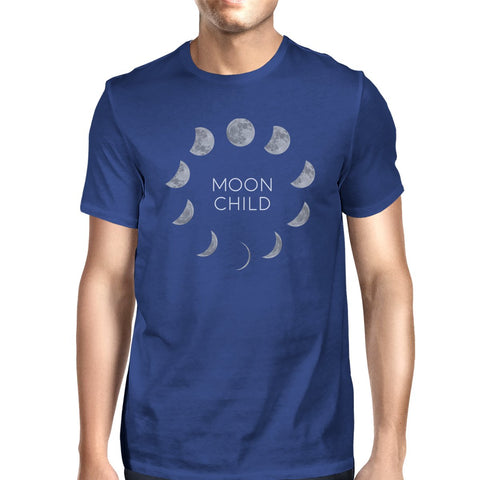 Moon Child T-Shirt- Royal Blue