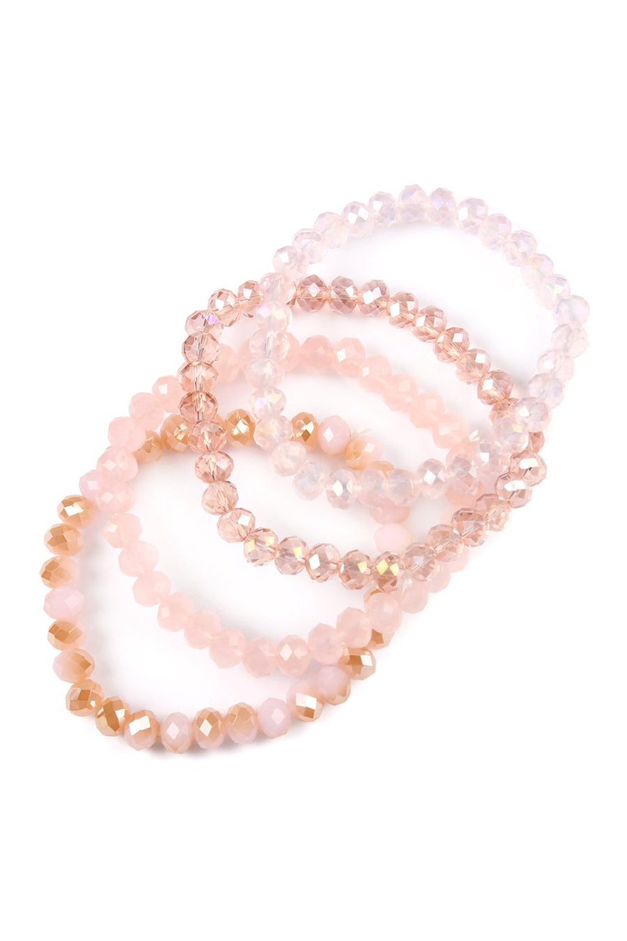 Crystal Beaded Stretch Bracelets- 7 Colors