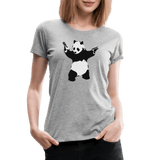 Banksy Pandamonium Armed Panda Artwork T-Shirt