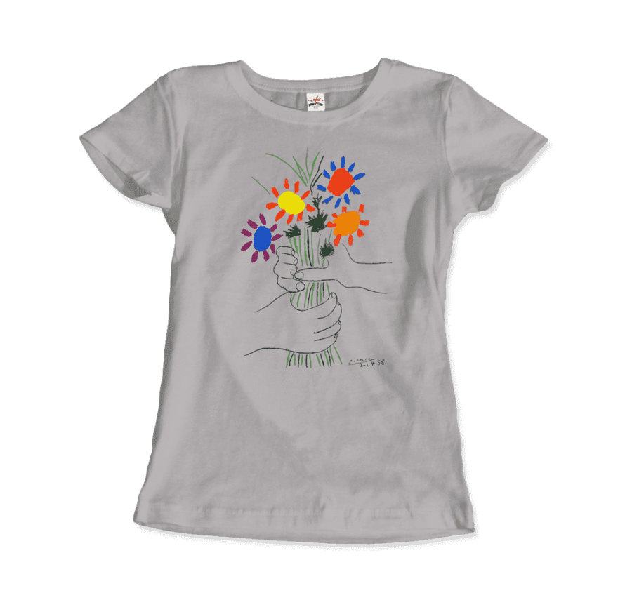 Men's or Women's Men's or Women's Pablo Picasso Bouquet of Peace 1958 Artwork T-Shirt- Various Colors