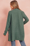 Brushed Melange Open Front Cardigan- 5 Colors