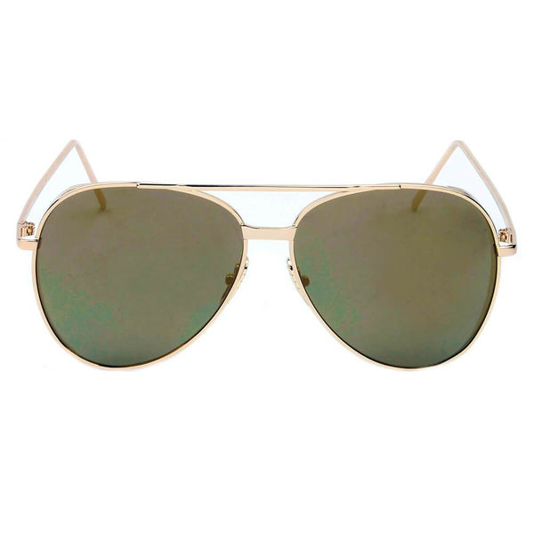 DELAN | CD12 - Premium Mirrored Lens Oversize Aviator Sunglasses