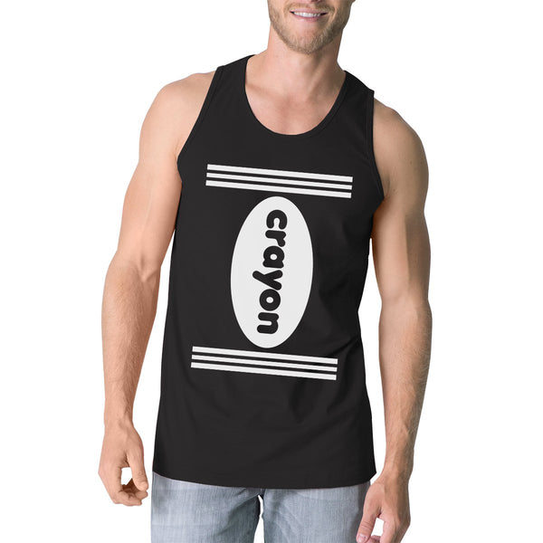 Crayon Tank Top- Black