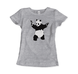 Banksy Pandamonium Armed Panda Artwork T-Shirt