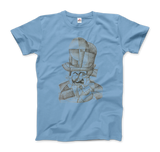 Men's or Women's Juan Gris Man With Opera Hat 1912 Artwork T-Shirt- Various Colors