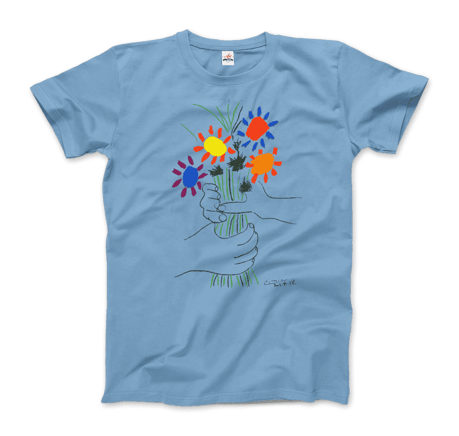 Men's or Women's Men's or Women's Pablo Picasso Bouquet of Peace 1958 Artwork T-Shirt- Various Colors
