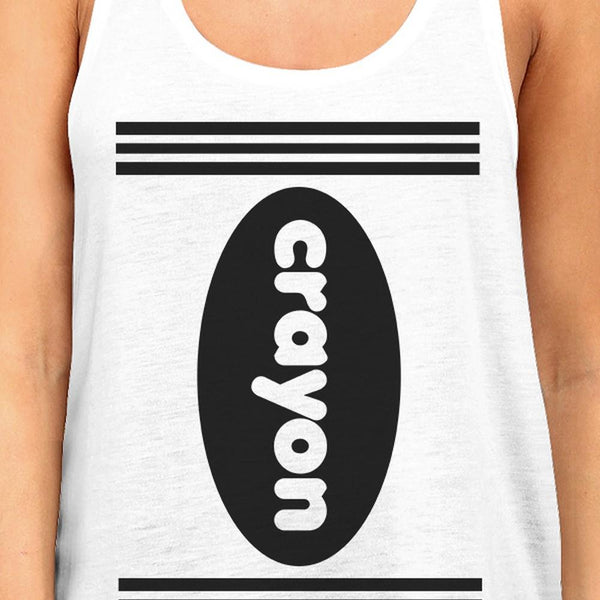 Crayon Women's Tank Top- White