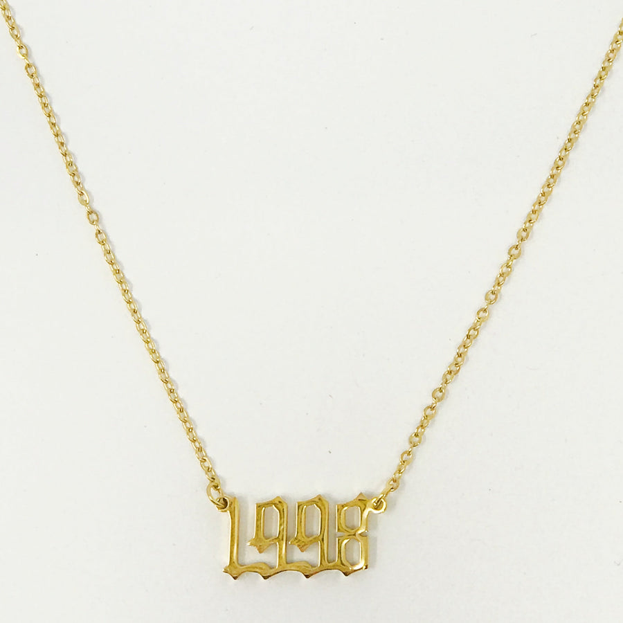 Gold Year Necklace