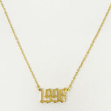 Gold Year Necklace