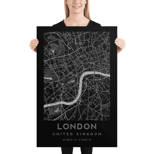 London City Map - United Kingdom Poster