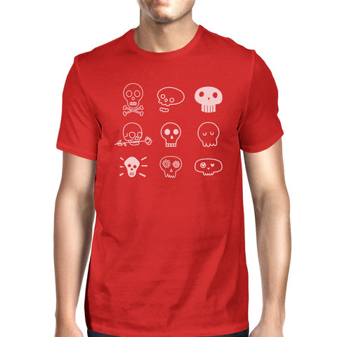 Skulls T-Shirt- Red