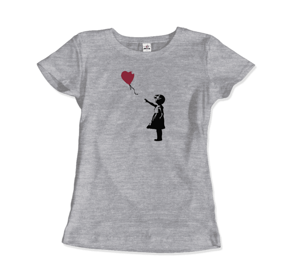 Banksy the Girl With a Red Balloon Artwork T-Shirt