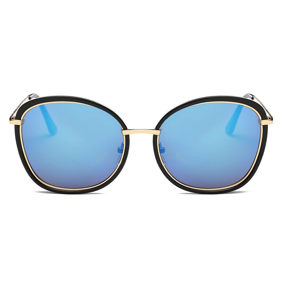 BROOKVILLE | S2003 - Round Cat-Eye Oversized Sunglasses- 5 Colors