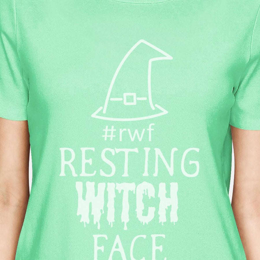 Resting Witch Face Women's T-Shirt- Mint