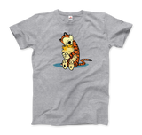 Men's or Women's Calvin and Hobbes Hugging T-Shirt- Various Colors