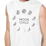 Moon Child Muscle Tee- White