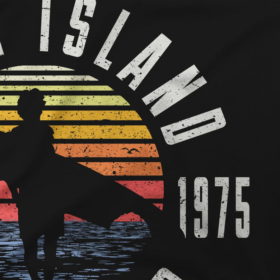 Men's or Women's Amity Island Surf Shop, Jaws T-Shirt- Various Colors