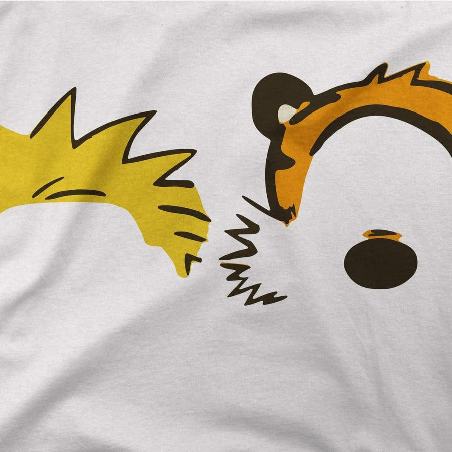 Men's or Women's Calvin and Hobbes Faces Contour T-Shirt- Various Colors
