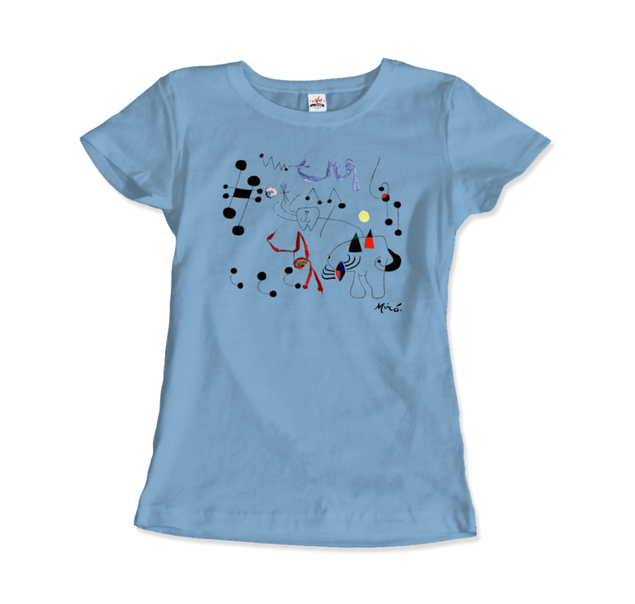Men's or Women's Joan Miro Woman Dreaming of Escape 1945 Artwork T-Shirt- Various Colors