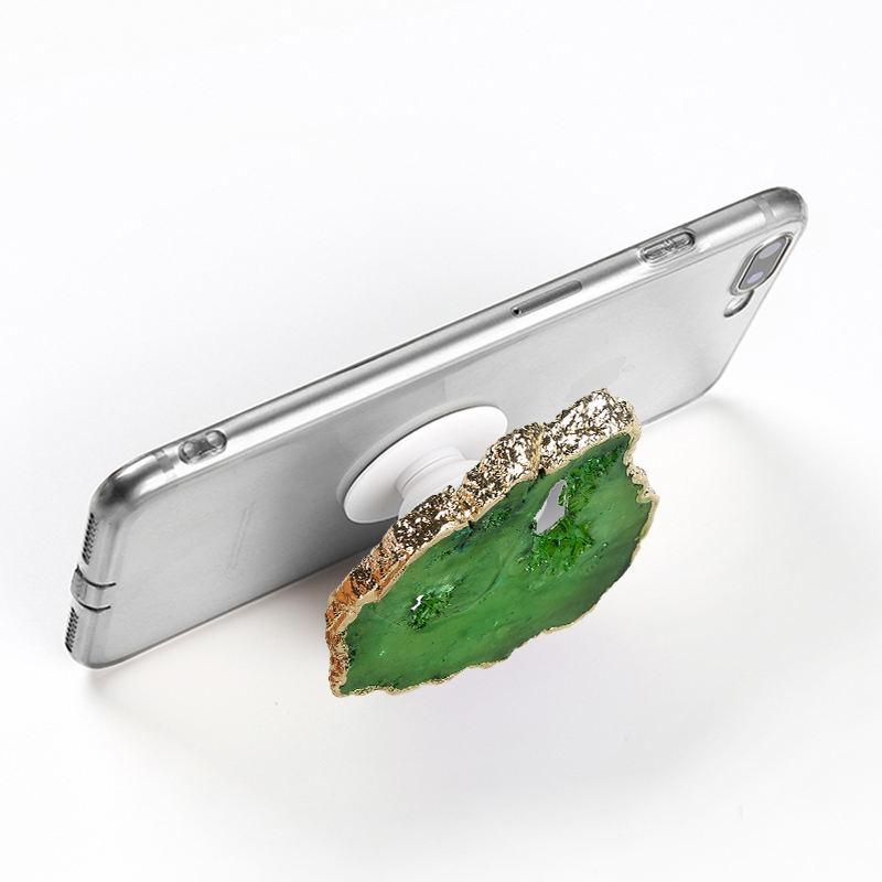 Gemstone Phone Grip- White