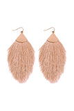 Tassel Drop Earrings- 10 Colors