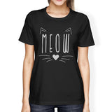 Meow Women's T-Shirt- Black