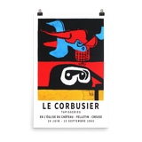 Le Corbusier 1963 Exhibition Artwork Poster