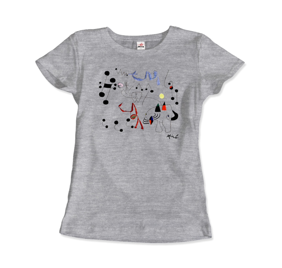 Men's or Women's Joan Miro Woman Dreaming of Escape 1945 Artwork T-Shirt- Various Colors